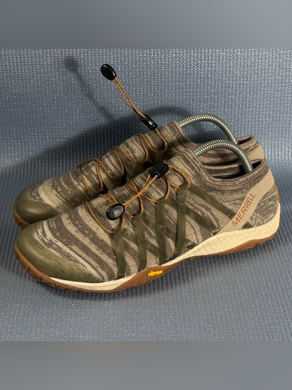Merrell Men’s Trail Glove 4 Knit Hiking Shoes Vibram Soles Size 9